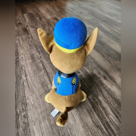 Ty Paw Patrol Chase Plush Police Stuffed Animal Dog - Picture 4 of 7